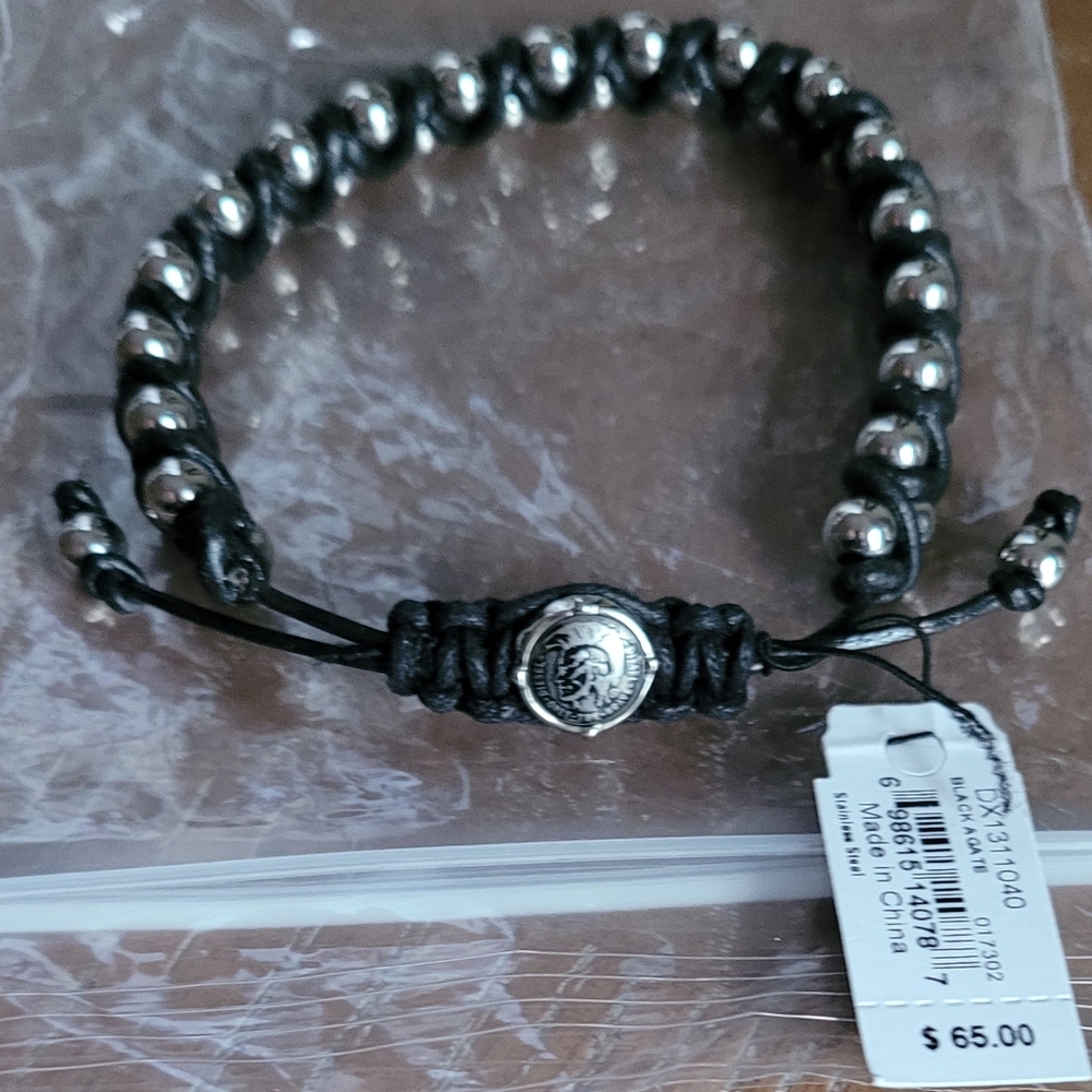 Diesel Brave bead bracelet